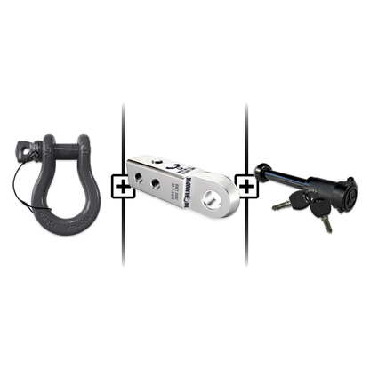 B'oh Spin Pin Shackle 3/4 Mohawk Receiver 2.0 Hitch Pin Bundle
