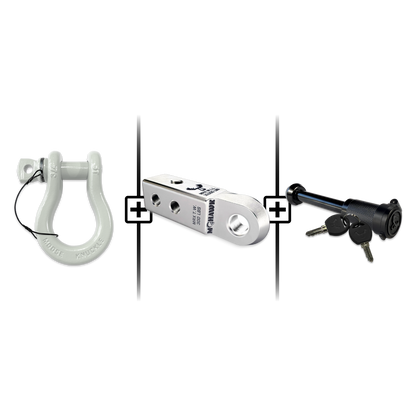 B'oh Spin Pin Shackle 3/4 Mohawk Receiver 2.0 Hitch Pin Bundle