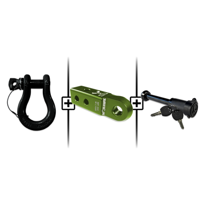 B'oh Spin Pin Shackle 3/4 Mohawk Receiver 2.0 Hitch Pin Bundle