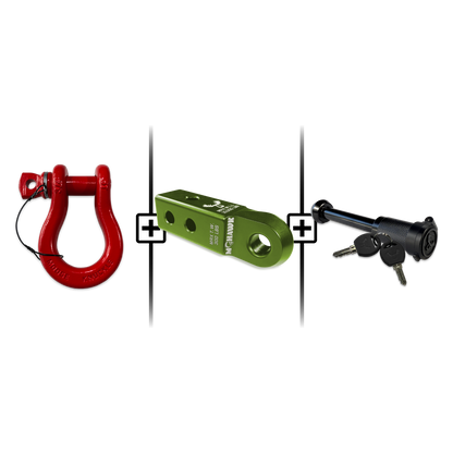 B'oh Spin Pin Shackle 3/4 Mohawk Receiver 2.0 Hitch Pin Bundle