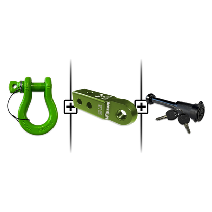 B'oh Spin Pin Shackle 3/4 Mohawk Receiver 2.0 Hitch Pin Bundle