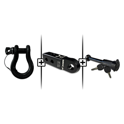 B'oh Spin Pin Shackle 3/4 Mohawk Receiver 2.0 Hitch Pin Bundle