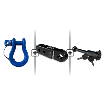 B'oh Spin Pin Shackle 3/4 Mohawk Receiver 2.0 Hitch Pin Bundle