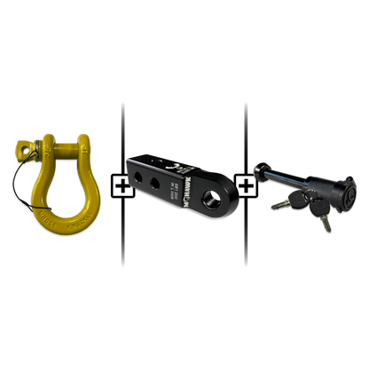 B'oh Spin Pin Shackle 3/4 Mohawk Receiver 2.0 Hitch Pin Bundle