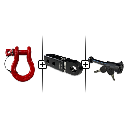 B'oh Spin Pin Shackle 3/4 Mohawk Receiver 2.0 Hitch Pin Bundle