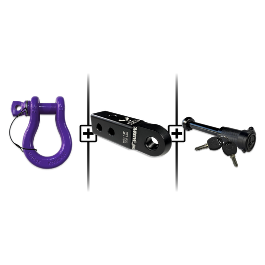 B'oh Spin Pin Shackle 3/4 Mohawk Receiver 2.0 Hitch Pin Bundle