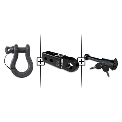 B'oh Spin Pin Shackle 3/4 Mohawk Receiver 2.0 Hitch Pin Bundle