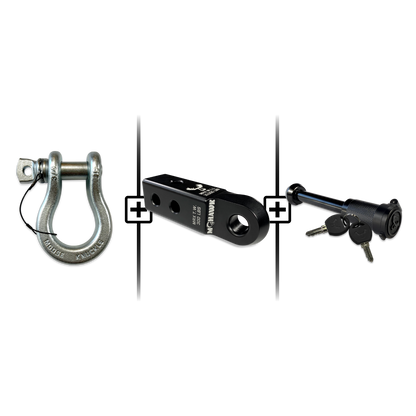 B'oh Spin Pin Shackle 3/4 Mohawk Receiver 2.0 Hitch Pin Bundle