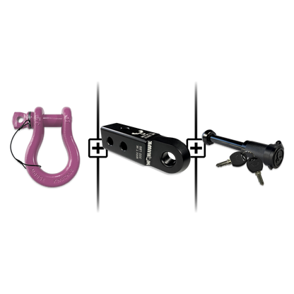 B'oh Spin Pin Shackle 3/4 Mohawk Receiver 2.0 Hitch Pin Bundle
