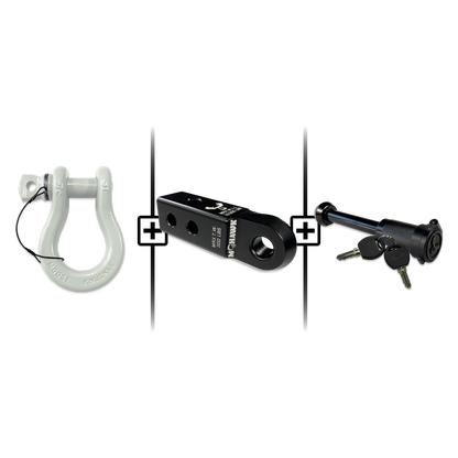 B'oh Spin Pin Shackle 3/4 Mohawk Receiver 2.0 Hitch Pin Bundle
