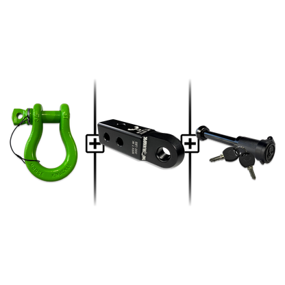 B'oh Spin Pin Shackle 3/4 Mohawk Receiver 2.0 Hitch Pin Bundle