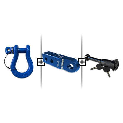 B'oh Spin Pin Shackle 3/4 Mohawk Receiver 2.0 Hitch Pin Bundle