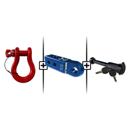 B'oh Spin Pin Shackle 3/4 Mohawk Receiver 2.0 Hitch Pin Bundle