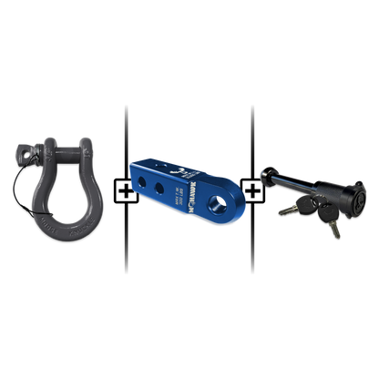 B'oh Spin Pin Shackle 3/4 Mohawk Receiver 2.0 Hitch Pin Bundle
