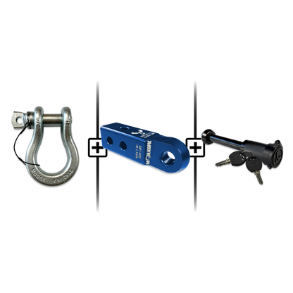 B'oh Spin Pin Shackle 3/4 Mohawk Receiver 2.0 Hitch Pin Bundle