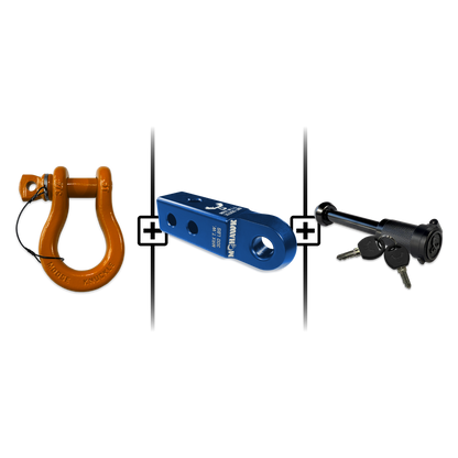 B'oh Spin Pin Shackle 3/4 Mohawk Receiver 2.0 Hitch Pin Bundle