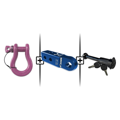 B'oh Spin Pin Shackle 3/4 Mohawk Receiver 2.0 Hitch Pin Bundle