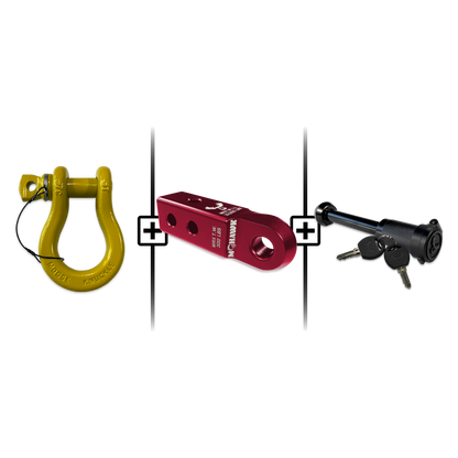 B'oh Spin Pin Shackle 3/4 Mohawk Receiver 2.0 Hitch Pin Bundle