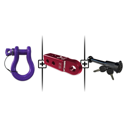 B'oh Spin Pin Shackle 3/4 Mohawk Receiver 2.0 Hitch Pin Bundle
