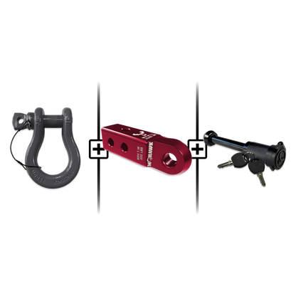 B'oh Spin Pin Shackle 3/4 Mohawk Receiver 2.0 Hitch Pin Bundle
