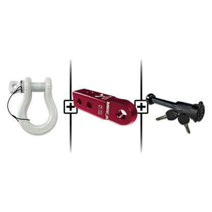 B'oh Spin Pin Shackle 3/4 Mohawk Receiver 2.0 Hitch Pin Bundle