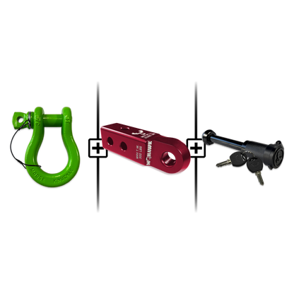 B'oh Spin Pin Shackle 3/4 Mohawk Receiver 2.0 Hitch Pin Bundle