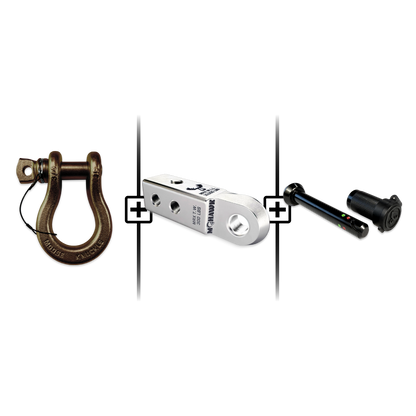 B'oh Spin Pin Shackle 3/4 Mohawk Receiver 2.0 Hitch Pin Bundle