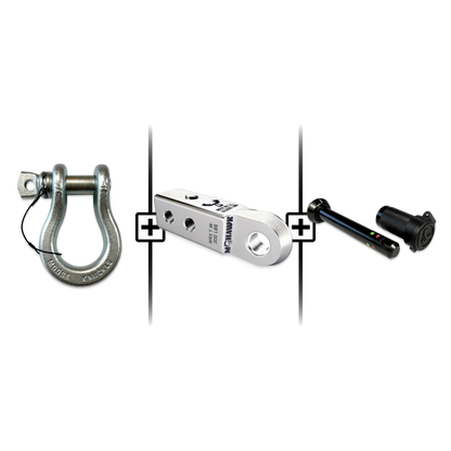 B'oh Spin Pin Shackle 3/4 Mohawk Receiver 2.0 Hitch Pin Bundle
