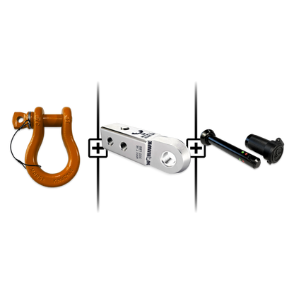 B'oh Spin Pin Shackle 3/4 Mohawk Receiver 2.0 Hitch Pin Bundle