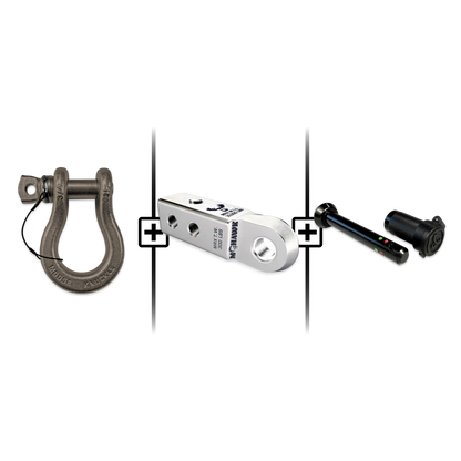 B'oh Spin Pin Shackle 3/4 Mohawk Receiver 2.0 Hitch Pin Bundle