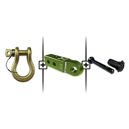 B'oh Spin Pin Shackle 3/4 Mohawk Receiver 2.0 Hitch Pin Bundle