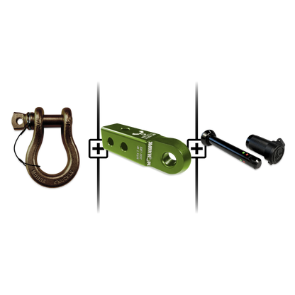 B'oh Spin Pin Shackle 3/4 Mohawk Receiver 2.0 Hitch Pin Bundle