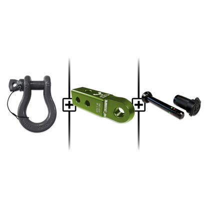 B'oh Spin Pin Shackle 3/4 Mohawk Receiver 2.0 Hitch Pin Bundle