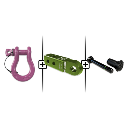 B'oh Spin Pin Shackle 3/4 Mohawk Receiver 2.0 Hitch Pin Bundle