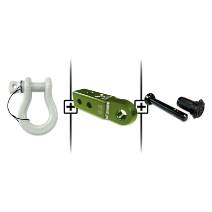 B'oh Spin Pin Shackle 3/4 Mohawk Receiver 2.0 Hitch Pin Bundle