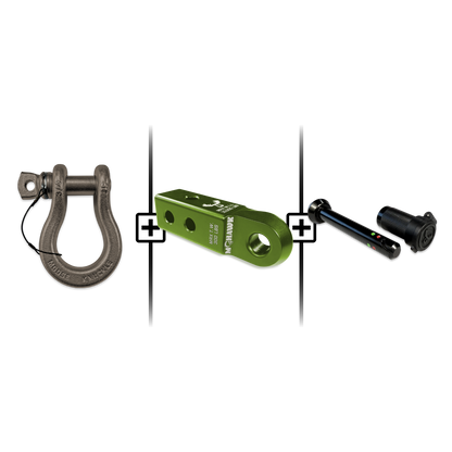 B'oh Spin Pin Shackle 3/4 Mohawk Receiver 2.0 Hitch Pin Bundle