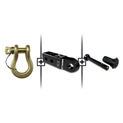 B'oh Spin Pin Shackle 3/4 Mohawk Receiver 2.0 Hitch Pin Bundle