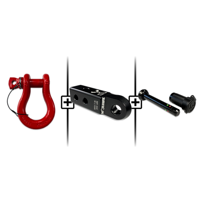 B'oh Spin Pin Shackle 3/4 Mohawk Receiver 2.0 Hitch Pin Bundle