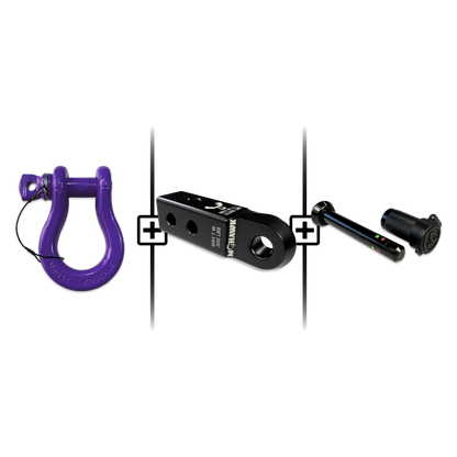 B'oh Spin Pin Shackle 3/4 Mohawk Receiver 2.0 Hitch Pin Bundle
