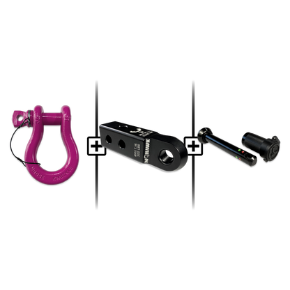 B'oh Spin Pin Shackle 3/4 Mohawk Receiver 2.0 Hitch Pin Bundle