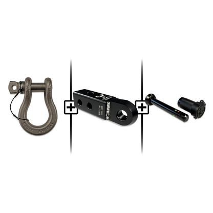 B'oh Spin Pin Shackle 3/4 Mohawk Receiver 2.0 Hitch Pin Bundle