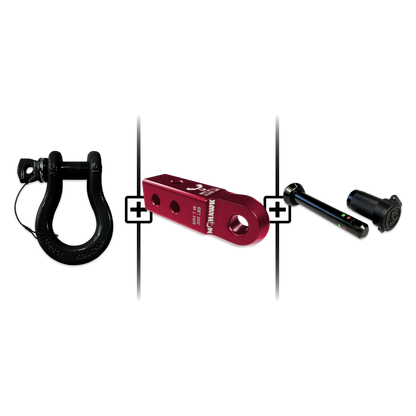 B'oh Spin Pin Shackle 3/4 Mohawk Receiver 2.0 Hitch Pin Bundle
