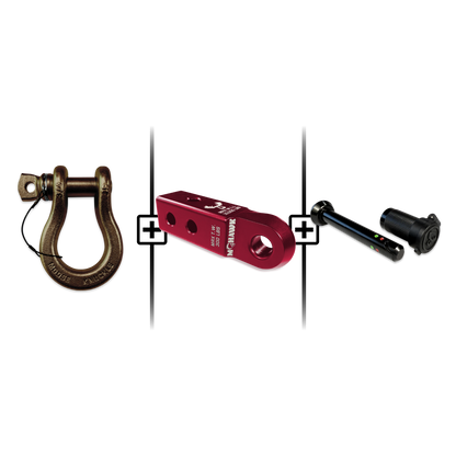 B'oh Spin Pin Shackle 3/4 Mohawk Receiver 2.0 Hitch Pin Bundle