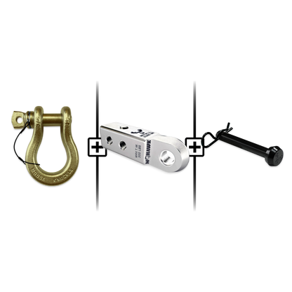 B'oh Spin Pin Shackle 3/4 Mohawk Receiver 2.0 Hitch Pin Bundle