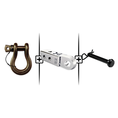 B'oh Spin Pin Shackle 3/4 Mohawk Receiver 2.0 Hitch Pin Bundle