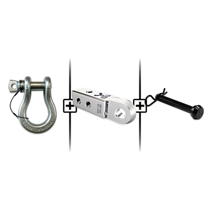 B'oh Spin Pin Shackle 3/4 Mohawk Receiver 2.0 Hitch Pin Bundle