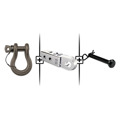 B'oh Spin Pin Shackle 3/4 Mohawk Receiver 2.0 Hitch Pin Bundle