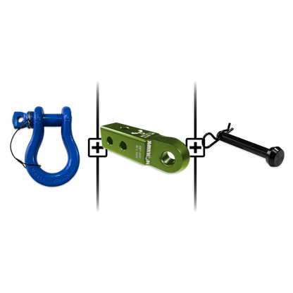 B'oh Spin Pin Shackle 3/4 Mohawk Receiver 2.0 Hitch Pin Bundle