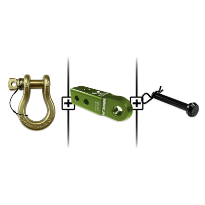 B'oh Spin Pin Shackle 3/4 Mohawk Receiver 2.0 Hitch Pin Bundle
