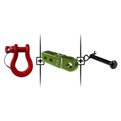 B'oh Spin Pin Shackle 3/4 Mohawk Receiver 2.0 Hitch Pin Bundle
